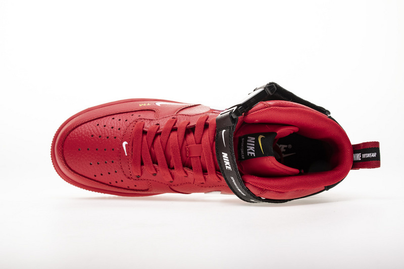 OG Air Force 1 Mid Utility University Red,804609-605