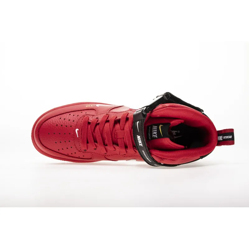OG Air Force 1 Mid Utility University Red,804609-605