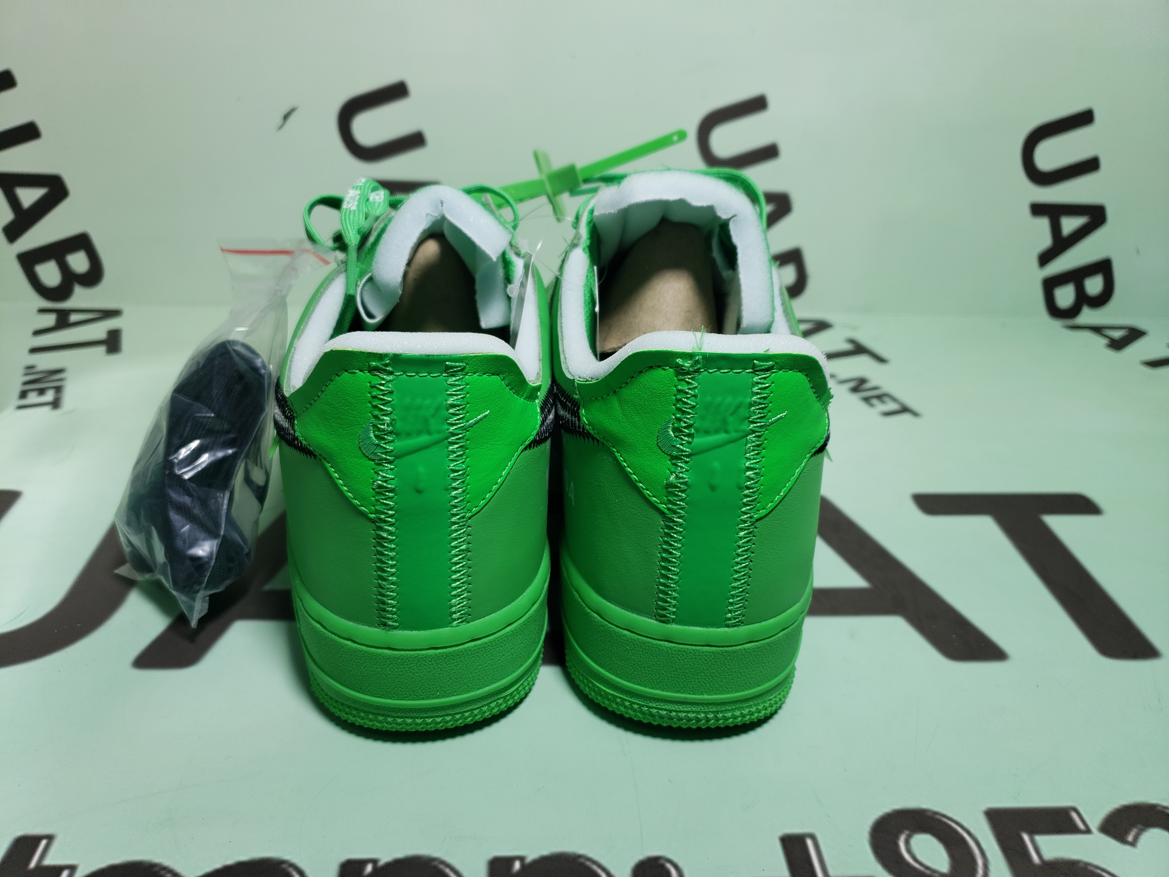Uabat Air Force 1 Low Off-White Light Green Spark,DX1419-300