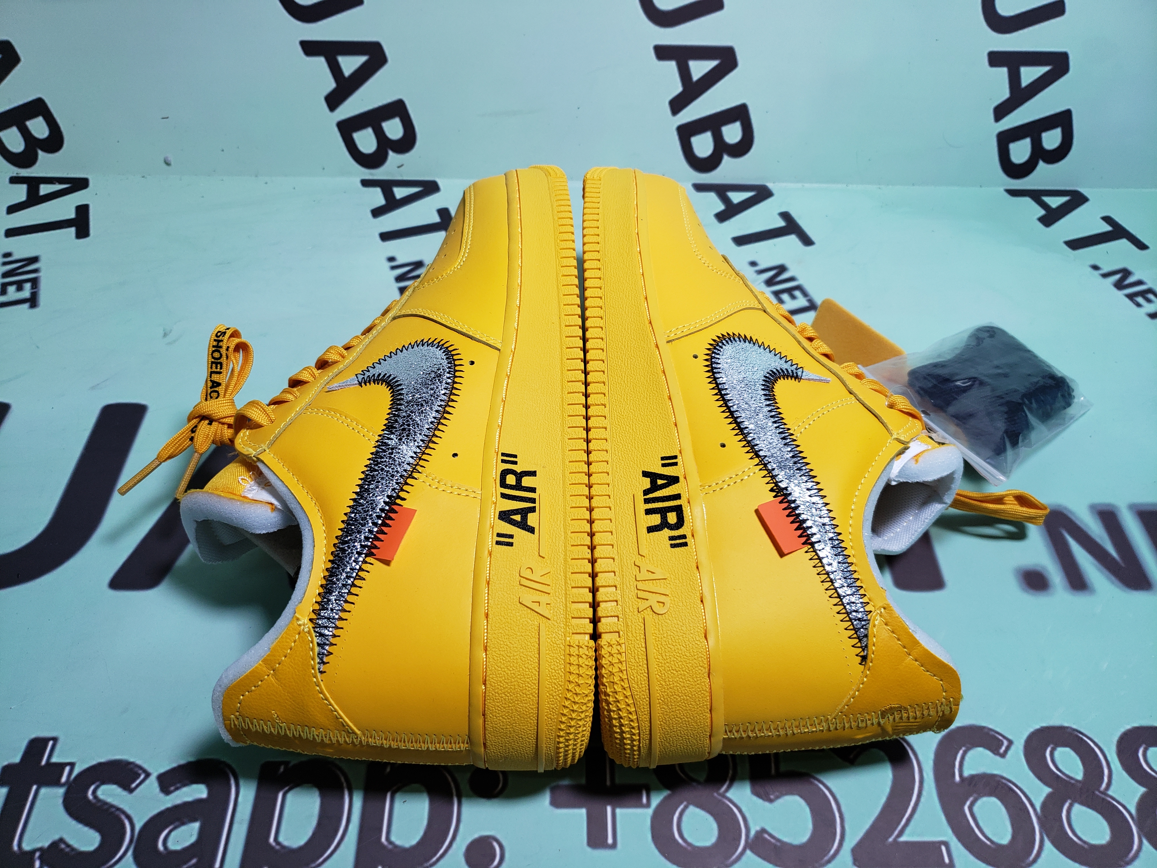 Uabat Air Force 1 Low Off-White University Gold,DD1876-700  