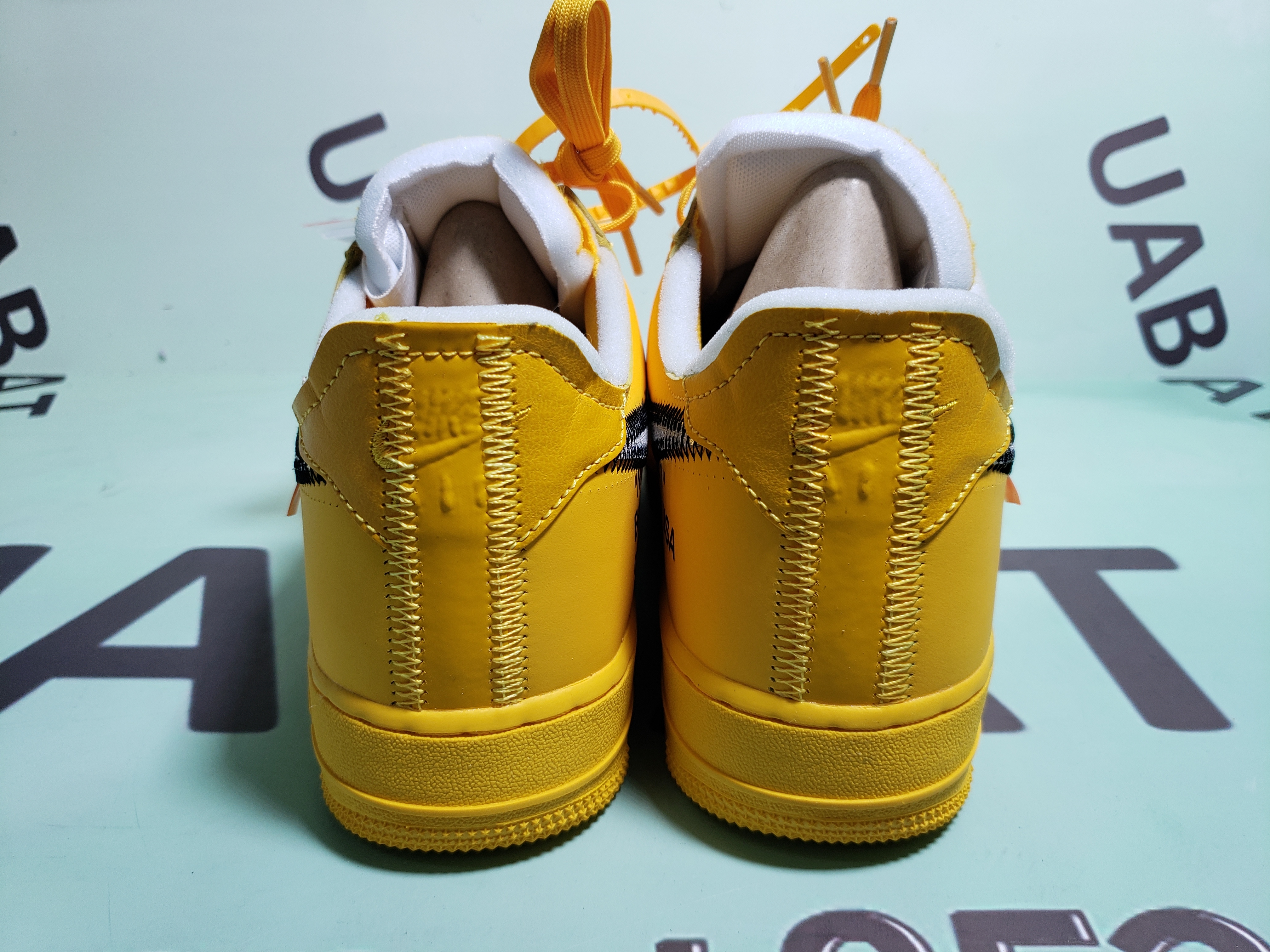 Uabat Air Force 1 Low Off-White University Gold,DD1876-700  