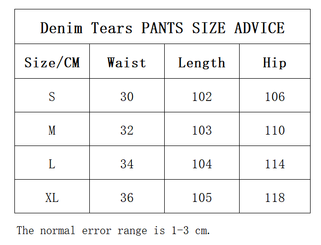 Denim Tears  pants black