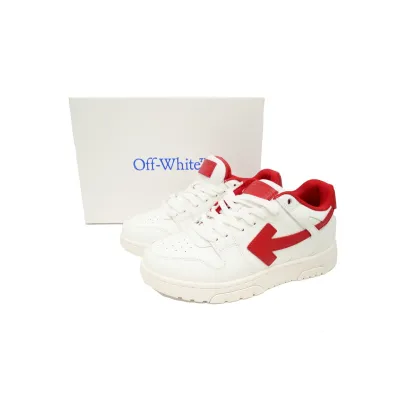 Uabat OFF-WHITE Out Of White White Red OMIA189G 23LEA007 0125 01