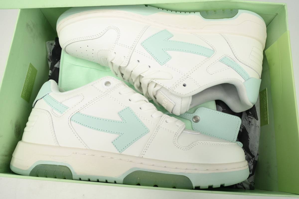 Uabat OFF-WHITE Out Of White Light Green OMIA89C 99LEA004 0151