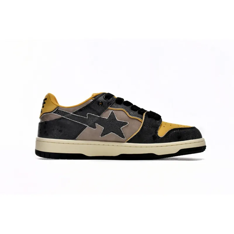 Uabat A Bathing Ape Bape SK8 Sta Vintage Black Yellow 1120-291-021