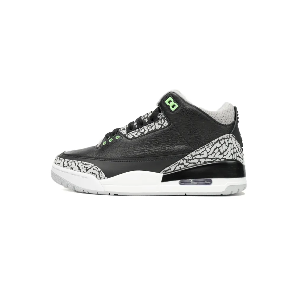 Uabat Jordan 3 Retro Green Glow CT8532-031