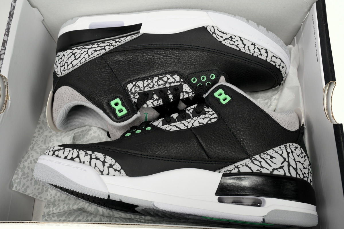 Uabat Jordan 3 Retro Green Glow CT8532-031