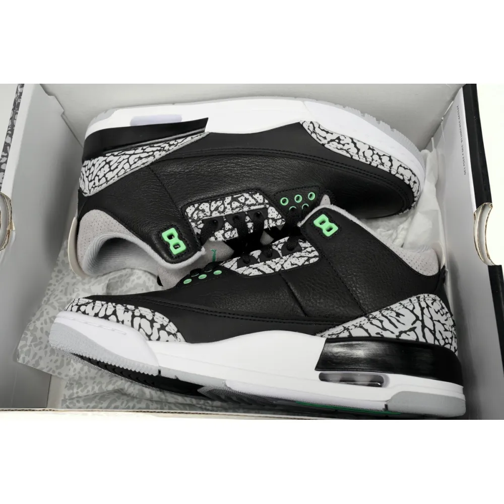 Uabat Jordan 3 Retro Green Glow CT8532-031