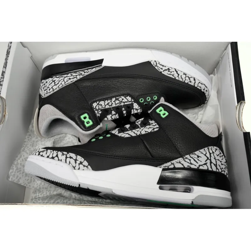 Uabat Jordan 3 Retro Green Glow CT8532-031