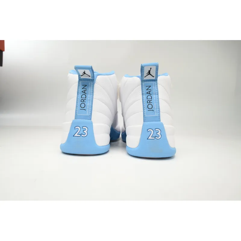 Uabat Jordan 12 Retro White University Blue 308243-142