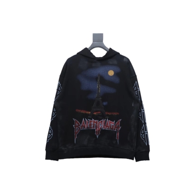  Balenciaga 23FW Reverse Tower Hoodie 01