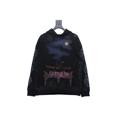 Balenciaga 23FW Reverse Tower Hoodie 01