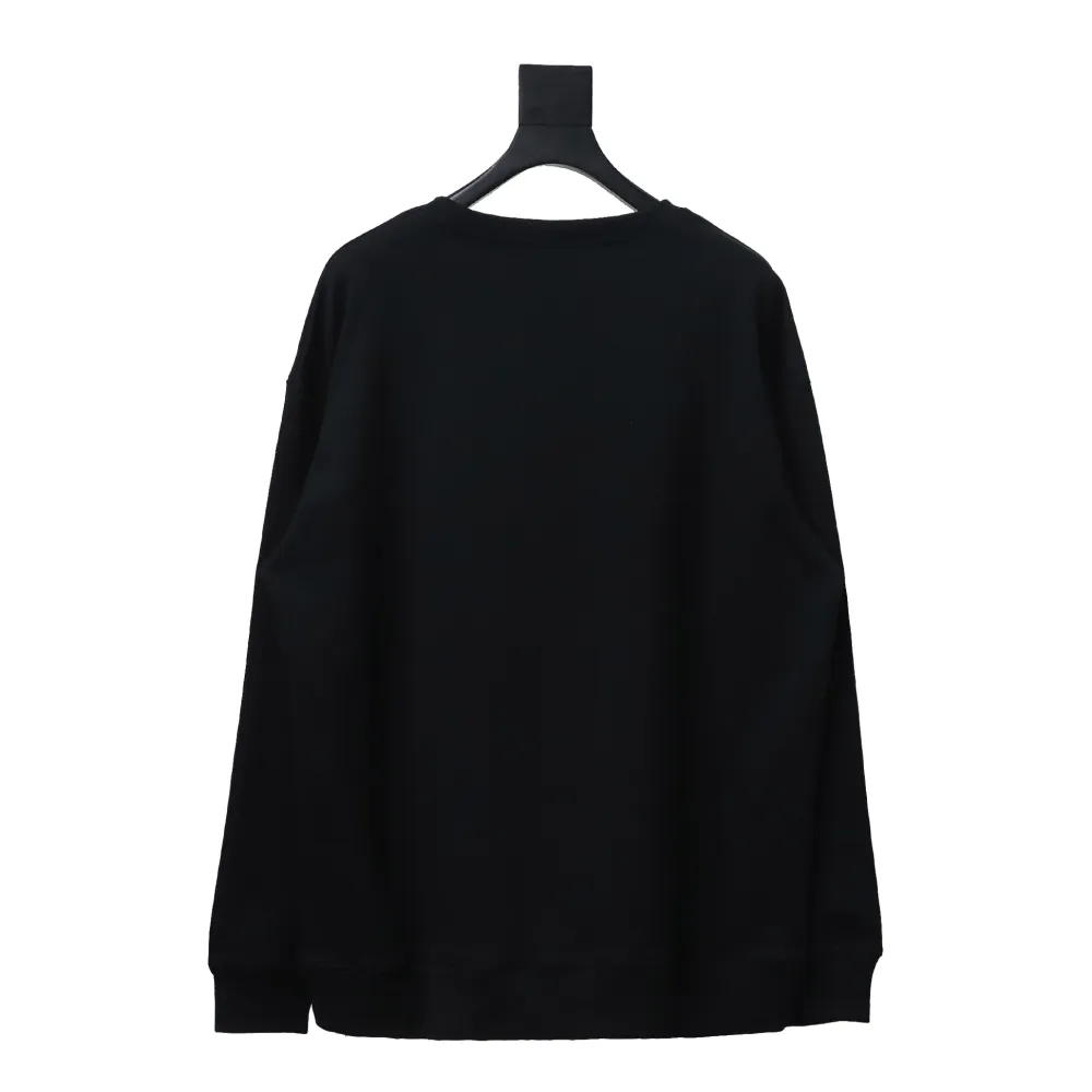 Balenciaga 24Fw Letter heart print round neck Hoodie 2