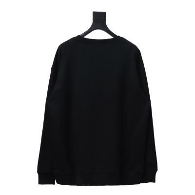  Balenciaga 24Fw Letter heart print round neck Hoodie 2 02