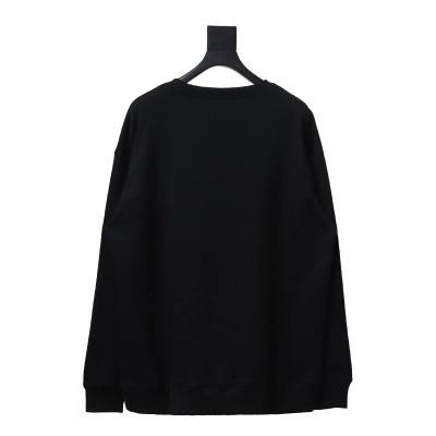 Balenciaga 24Fw Letter heart print round neck Hoodie 2 02