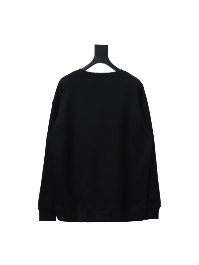 Balenciaga 24Fw Letter heart print round neck Hoodie 2 02