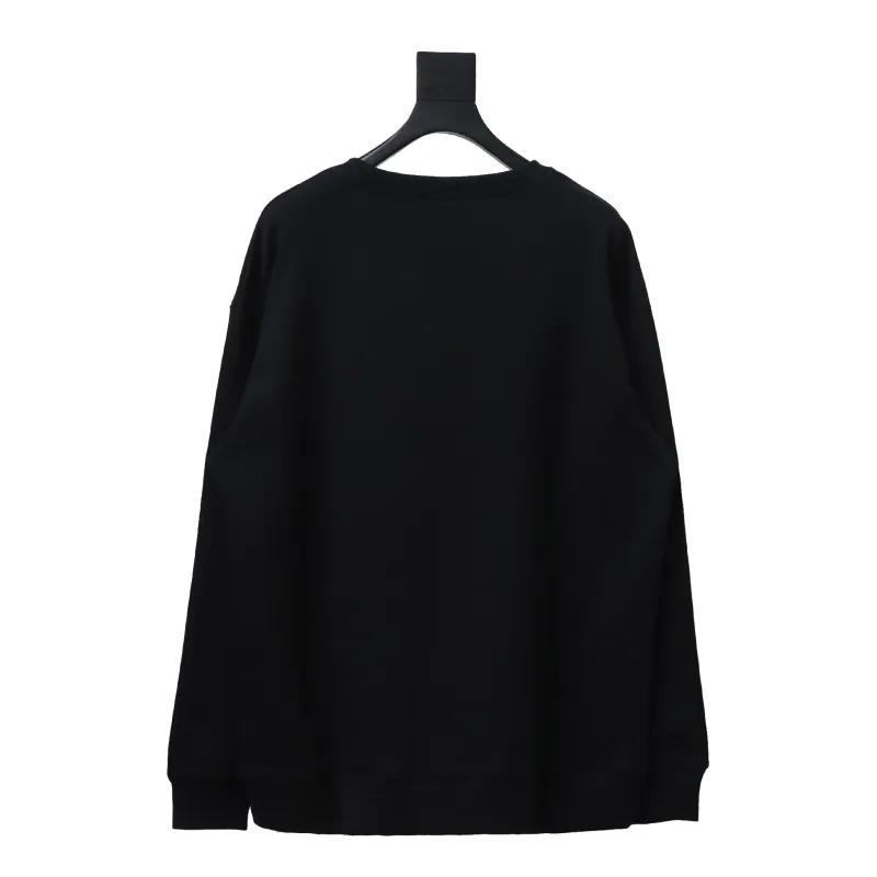 Balenciaga 24Fw Letter heart print round neck Hoodie 2