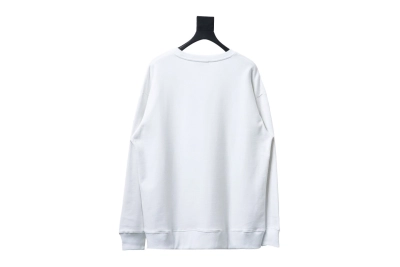 Balenciaga 24Fw Lettering Heart Printing Crew Neck Hoodie1 02