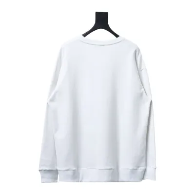 Balenciaga 24Fw Lettering Heart Printing Crew Neck Hoodie1 02
