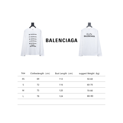 Balenciaga 24S Lettering Crew Neck Hoodie 1