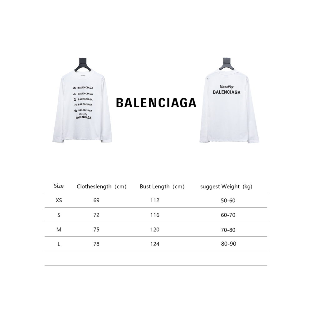  Balenciaga 24S Lettering Crew Neck Hoodie 1