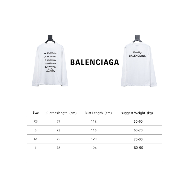  Balenciaga 24S Lettering Crew Neck Hoodie 1