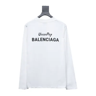Balenciaga 24S Lettering Crew Neck Hoodie 1 02