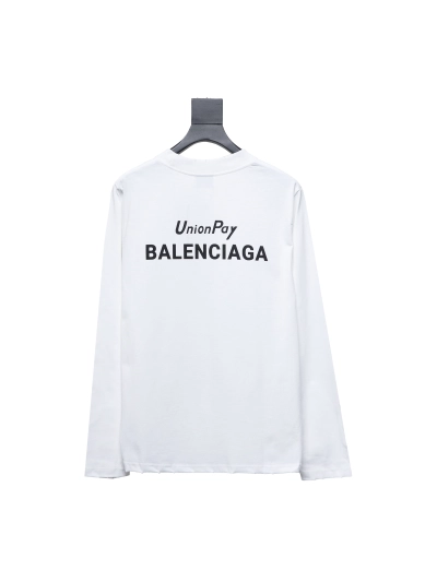 Balenciaga 24S Lettering Crew Neck Hoodie 1 02