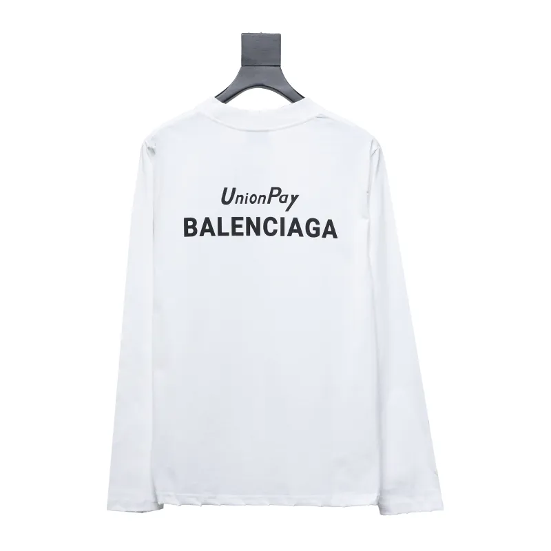 Balenciaga 24S Lettering Crew Neck Hoodie 1