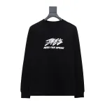 Balenciaga 24S Three-Dimensional Assembly Tape Printing Design Loose Long Sleeve Hoodie