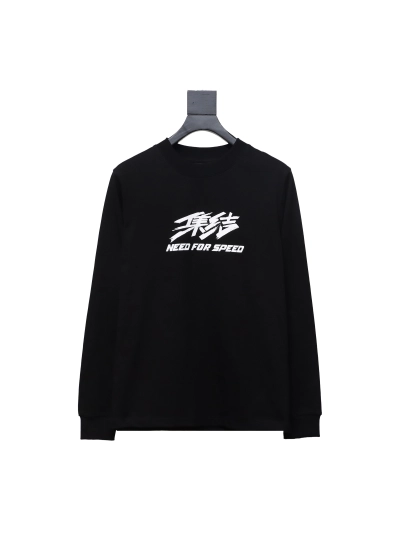 Balenciaga 24S Three-Dimensional Assembly Tape Printing Design Loose Long Sleeve Hoodie 01