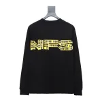 Balenciaga 24S Three-Dimensional Assembly Tape Printing Design Loose Long Sleeve Hoodie
