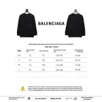 Balenciaga American Tape Lettering Crew Neck Hoodie 1