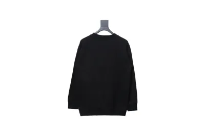 Balenciaga American Tape Lettering Crew Neck Hoodie 1 02