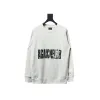 Balenciaga American Tape Lettering Crew Neck Hoodie 2
