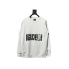 Balenciaga American Tape Lettering Crew Neck Hoodie 2