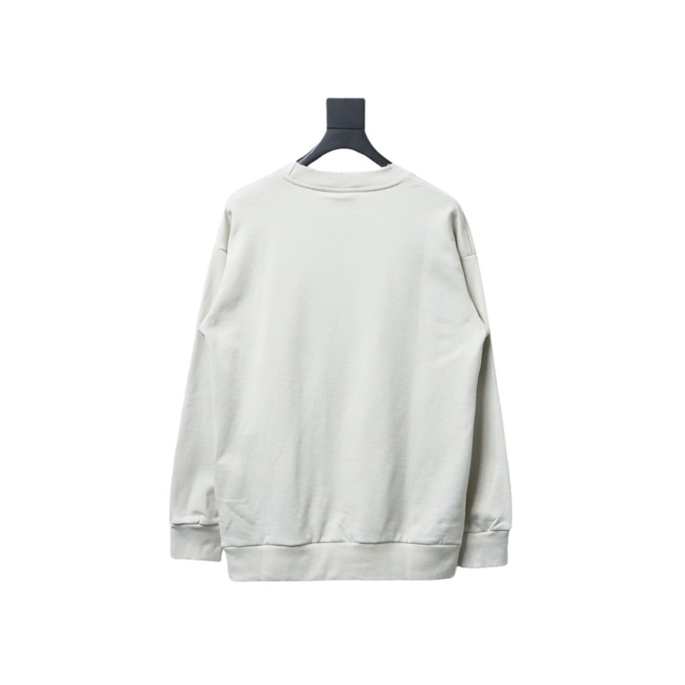  Balenciaga American Tape Lettering Crew Neck Hoodie 2