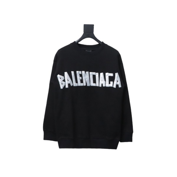 Balenciaga masking tape round neck Hoodie 1