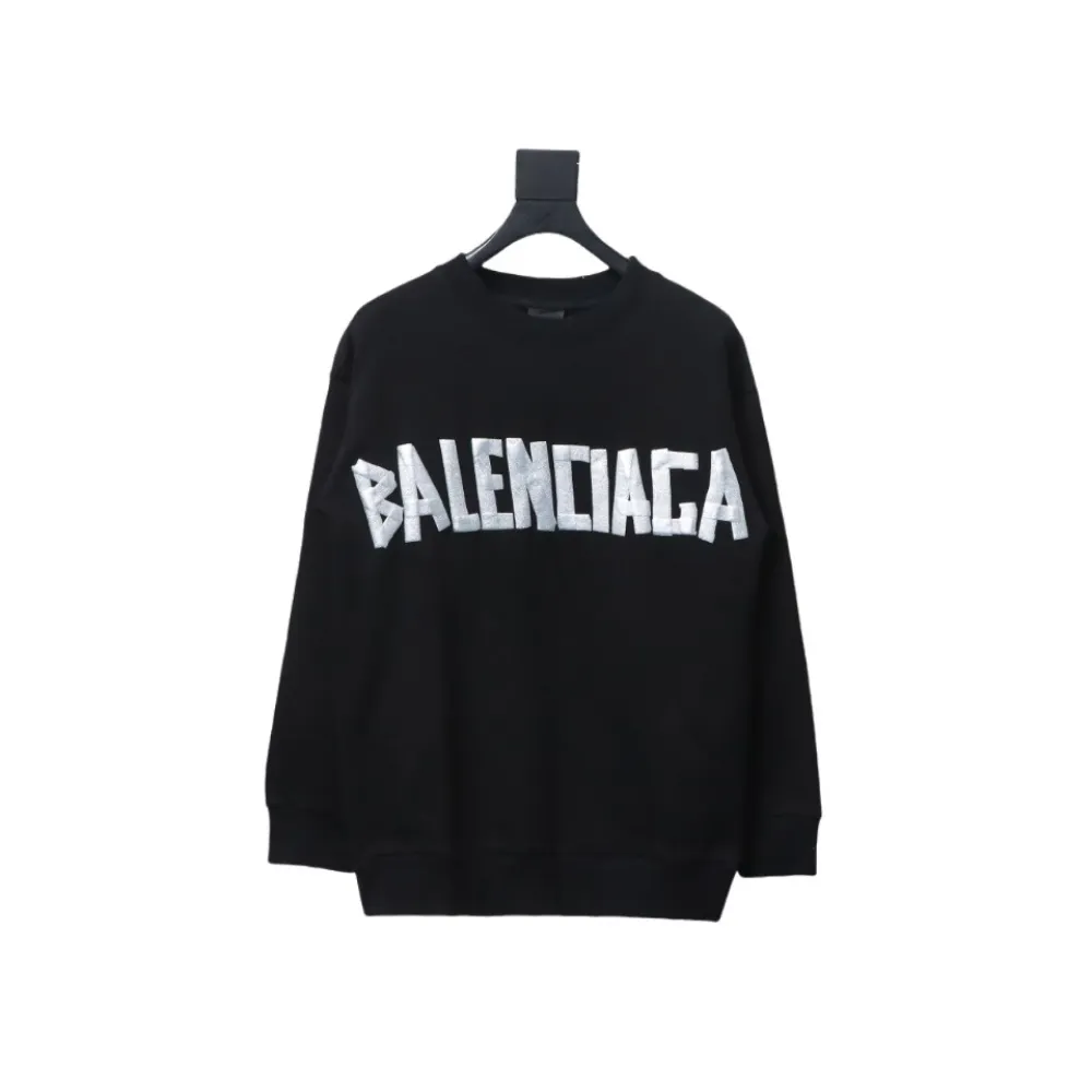 Balenciaga masking tape round neck Hoodie 1