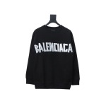 Balenciaga masking tape round neck Hoodie 1