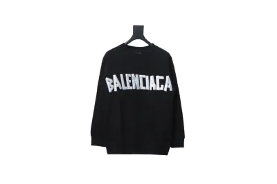 Balenciaga masking tape round neck Hoodie 1 01