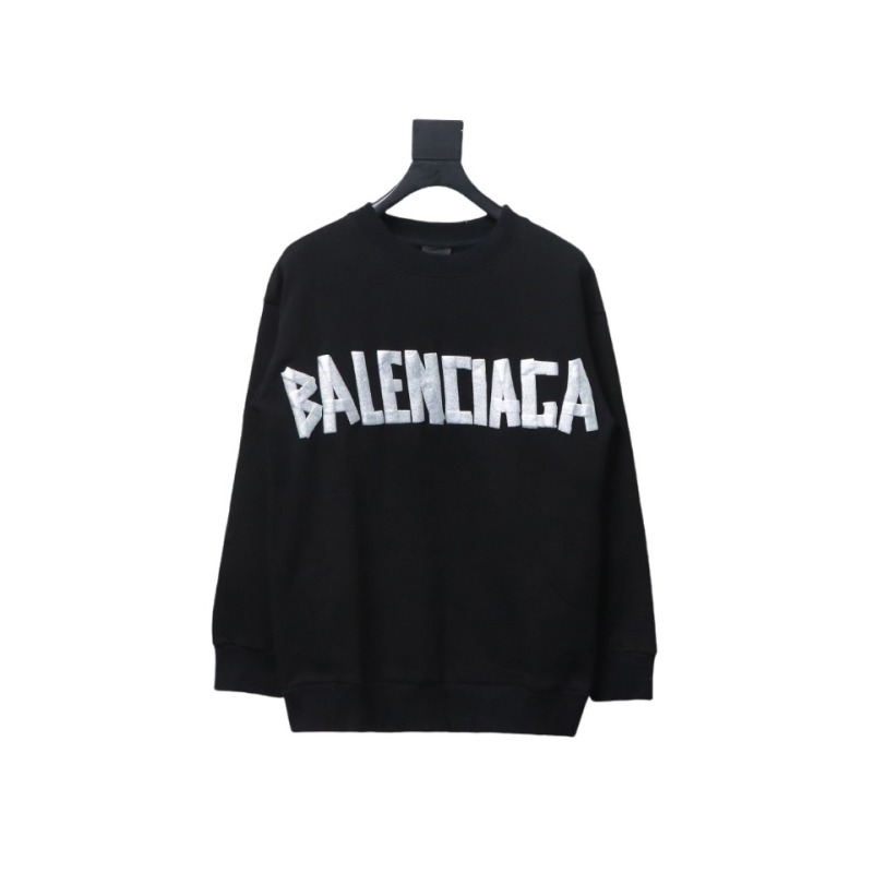  Balenciaga masking tape round neck Hoodie 1