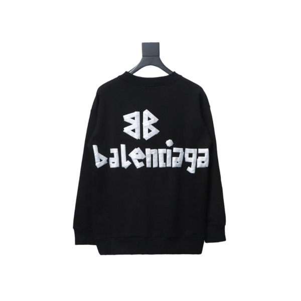 Balenciaga masking tape round neck Hoodie 1