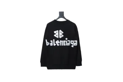 Balenciaga masking tape round neck Hoodie 1 02