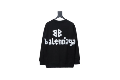 Balenciaga masking tape round neck Hoodie 1 02
