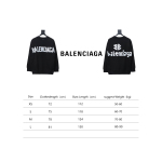  Balenciaga masking tape round neck Hoodie 1