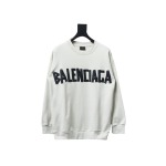  Balenciaga masking tape round neck Hoodie 2