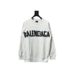 Balenciaga masking tape round neck Hoodie 2