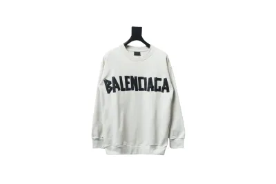 Balenciaga masking tape round neck Hoodie 2 01