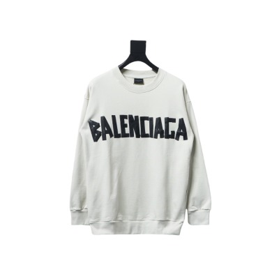  Balenciaga masking tape round neck Hoodie 2 01